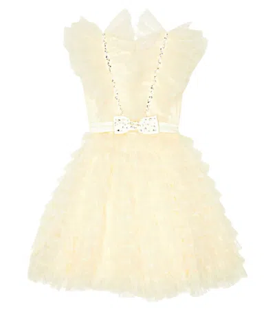 Tutu Du Monde Kids' Walking On Sunshine Tulle Dress In Solar