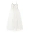 Tutu Du Monde White Lotus Sequined Tulle Dress In Weiss