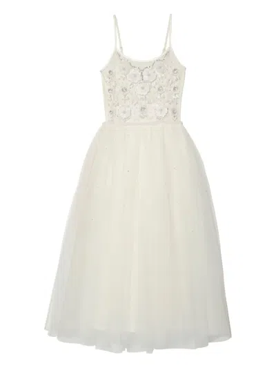 Tutu Du Monde Kids' White Lotus Tutu Dress