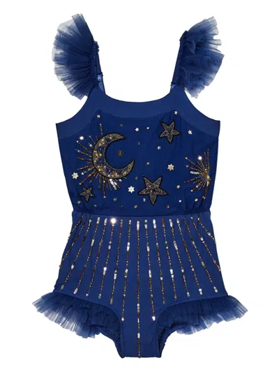 Tutu Du Monde Kids' Wonderful Wizard Onesie In Blue