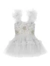 Tutu Du Monde Your Grace Sequin-embellished Dress In Gray