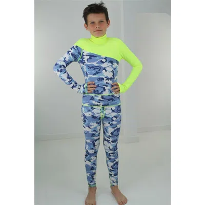 Tutublue Kids'  Boys' Full-body One-piece Swimsuit In Blue