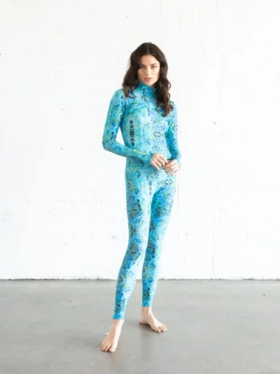 Tutublue "classic" Upf 50+ Sun-protective Full Body Long Swimsuit In Deep Sea