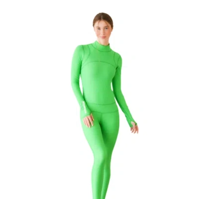 Tutublue "classic" Upf 50+ Sun-protective Full Body Long Swimsuit In Kelly Green