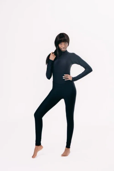 Tutublue Full-body One-piece Swimsuit In Black