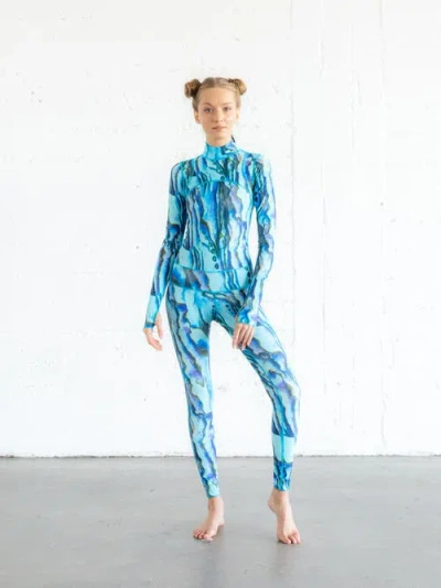 Tutublue Full-body One-piece Swimsuit In Blue