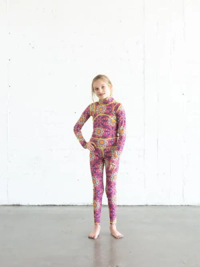 Tutublue Kids'  Girls' Full-body One-piece Swimsuit In Purple