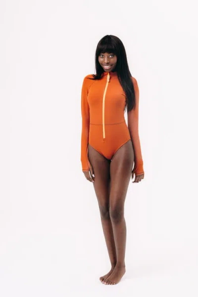 Tutublue One-piece Swimsuit In Orange