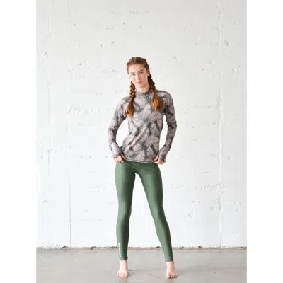 Tutublue Pullover Raglan Rash Guard Swim Top In Green