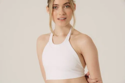 Tutublue Reversible Halter Swim Top In White