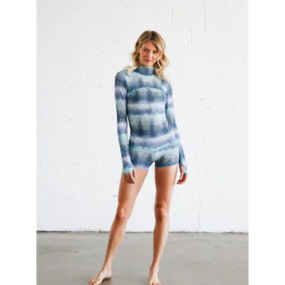 Tutublue Short One-piece Swimsuit In Blue