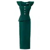 Tuva Collection Women's Umbrella Dress-green