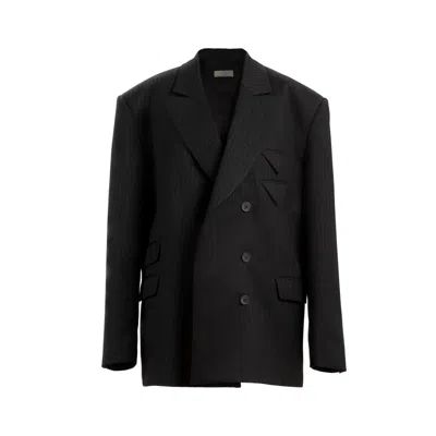 Tuva Collection Women's Vintage Black Stripe Grandeur Blazer