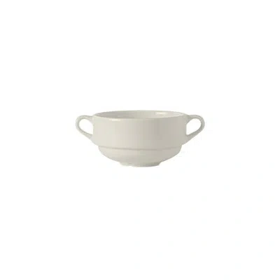 Tuxton 10.5 Oz. Modena Stackable Soup Bowl In Pearl White