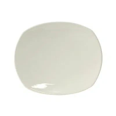 Tuxton 12" Dinner Plate In White;pearl