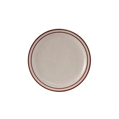 Tuxton 7" Bahamas Appetizer Plate In Brown Eggshell