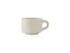 Tuxton Accessories Stackable Cup 7oz 4-1/4"x3-1/4"x2-1/2", 36 Pieces In White