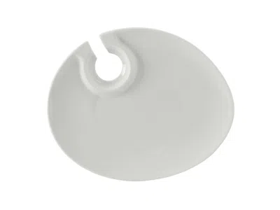 Tuxton Accessories Wine And Appetizer Plate 10" 10"x8-1/8"x3/4", 12 Pieces