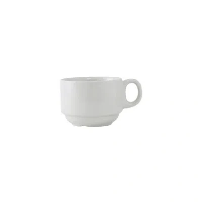 Tuxton Alaska Stackable Coffee Mug In White