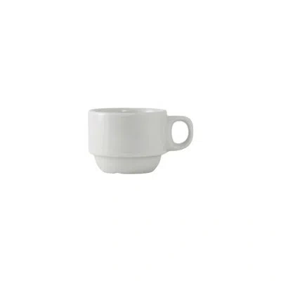 Tuxton Alaska Stackable Espresso Cup In White
