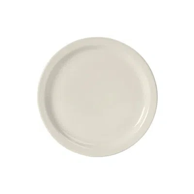 Tuxton Alumatux 9" Dessert Plate In White;pearl
