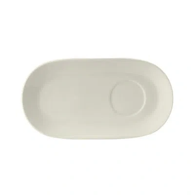 Tuxton Alumatux Platter In White;pearl