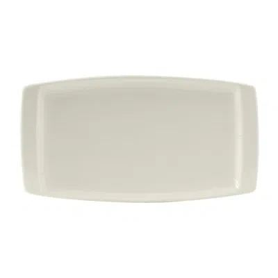 Tuxton Alumatux Platter In White;pearl