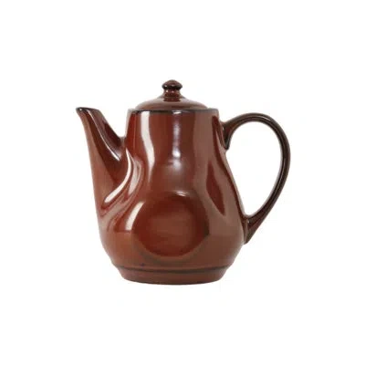 Tuxton Artisan 0.53 Qt. Teapot In Red Rock