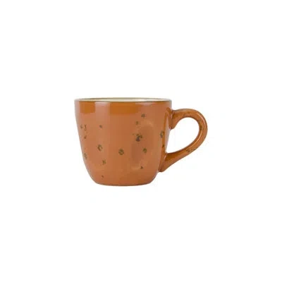 Tuxton Artisan 3.5-ounce Espresso Cup In Brown;orange