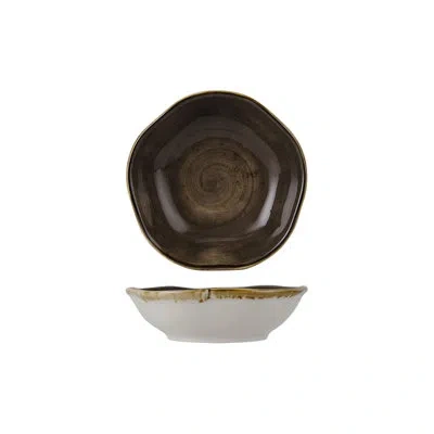 Tuxton Artisan 5.5-ounce Fruit Dish In Dark Brown