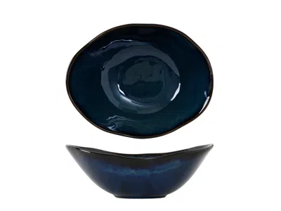 Tuxton Artisan Capistrano Bowl 20oz 8"x6-1/4"x3", 12 Pieces In Blue