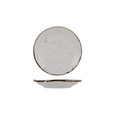 Tuxton Artisan Geode Commercial Dishwasher Safe 5'' Porcelain China Saucer , Set Of 24 In Geode Agave