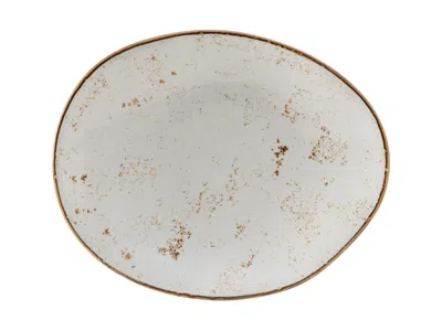 Tuxton Artisan Geode Ellipse Plate 12"x9-3/4"x2", 12 Pieces
