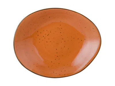 Tuxton Artisan Geode Ellipse Plate 12"x9-3/4"x2", 12 Pieces