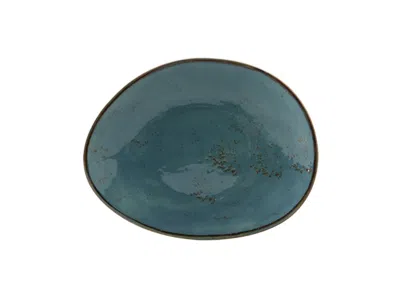 Tuxton Artisan Geode Ellipse Plate 8-3/8"x6-7/8"x1-1/2", 12 Pieces