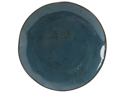 Tuxton Artisan Geode Plate 11-5/8", 12 Pieces In Blue