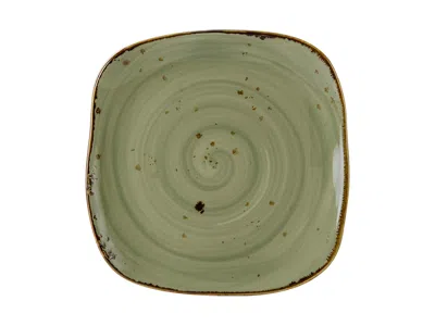 Tuxton Artisan Geode Square Plate 9", 12 Pieces