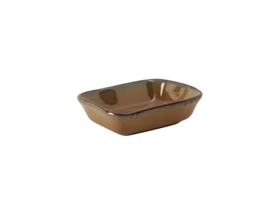 Tuxton Artisan Rectangular Side Dish 8oz 5-3/8"x4-1/8"x1-1/2", 24 Pieces In Brown