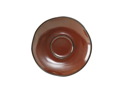 Tuxton Artisan Saucer 6-3/8", 24 Pieces In Brown