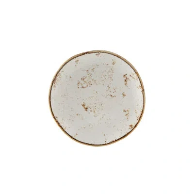 Tuxton Artisan Saucer In Geode Agave White
