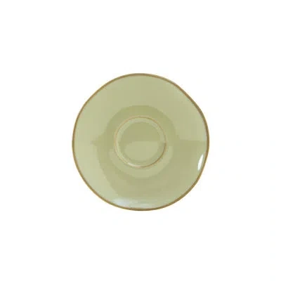 Tuxton Artisan Saucer In Sagebrush Green