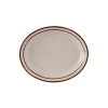 Tuxton Bahamas Platter In Brown Eggshell