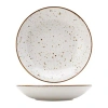 Tuxton Ceramic Pasta Dish In Brown;white