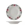 Tuxton Ceramic Pasta Dish In Eggshell Western Rose