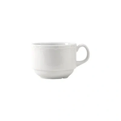 Tuxton Charleston 8-ounce Cup In White