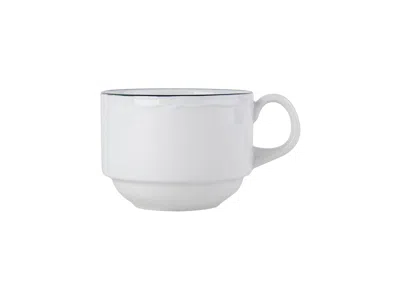 Tuxton Charleston Stackable Cup 8oz 4-1/2"x3-1/2"x2-5/8", 36 Pieces