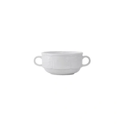 Tuxton Chicago 10 Oz. Stackable Soup Bowl In Porcelain White