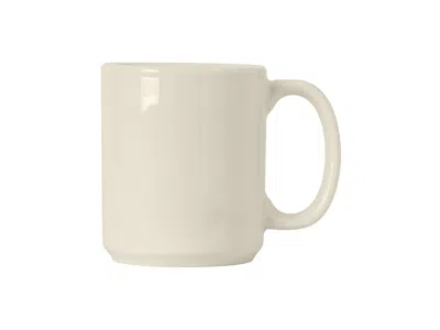 Tuxton Coffee, Cappuccino & Espresso C-handle Mug 12oz 5"x3-1/4"x3-7/8", 24 Pieces In White