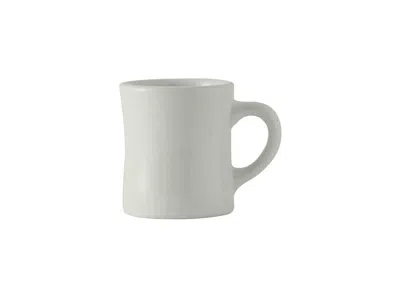 Tuxton Coffee, Cappuccino & Espresso Diner Mug 9oz 4-5/8"x3-3/8"x3-3/4", 24 Pieces In White