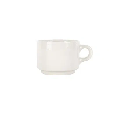 Tuxton Columbia 12-ounce Latte Mug In White